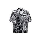 Black Silk Shortsleeve Shirt