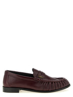 Bordeaux Calfskin Slip-On Loafers
