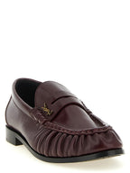 Bordeaux Calfskin Slip-On Loafers