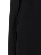 Black Virgin Wool Midi Dress