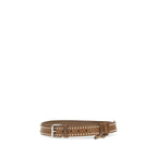 Brown Suede Leather Regular Belt