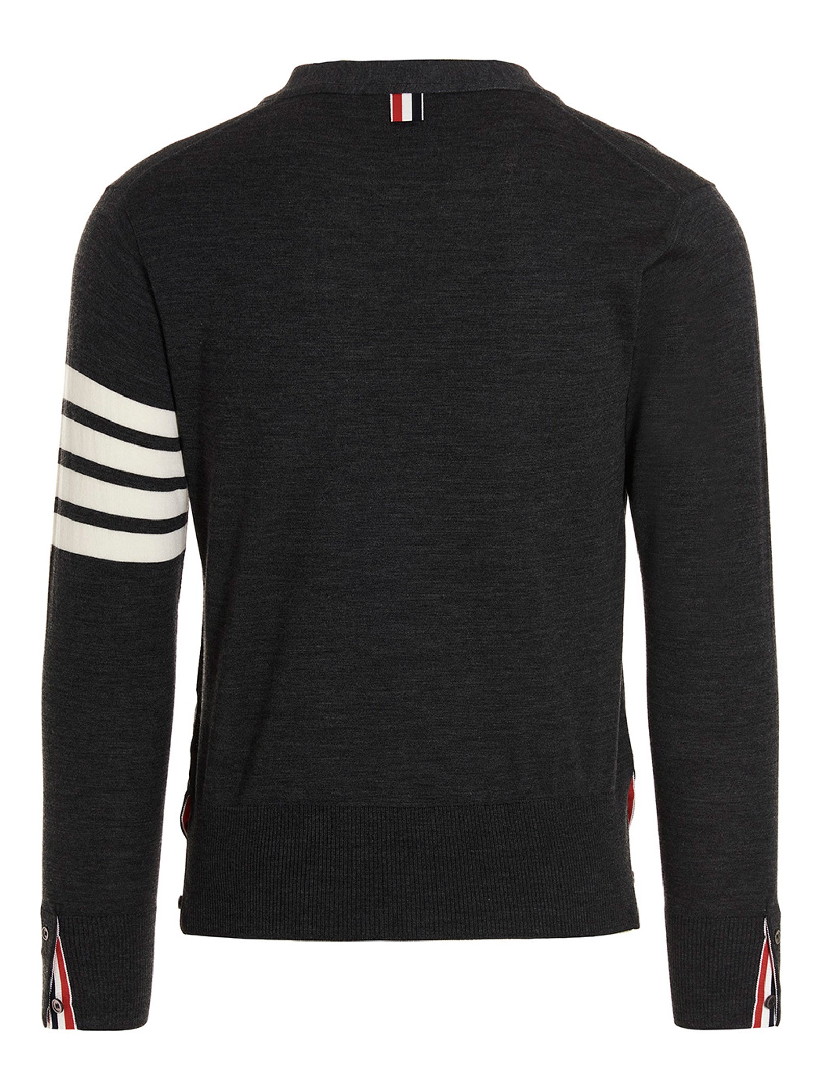 Gray Merino Wool Cardigan