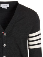 Gray Merino Wool Cardigan