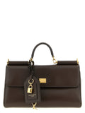 Brown Calfskin Crossbody Bag