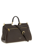 Brown Calfskin Crossbody Bag