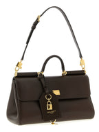 Brown Calfskin Crossbody Bag
