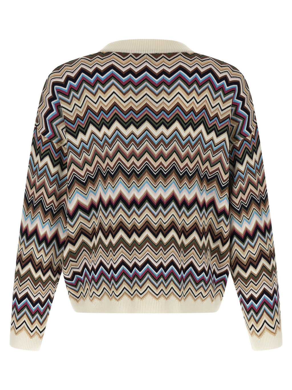 Multicolor Viscose Cardigan
