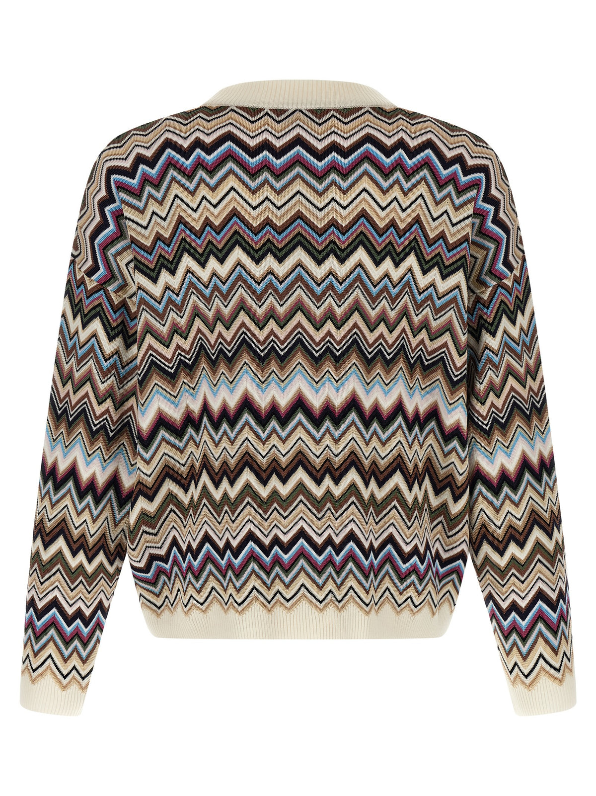 Multicolor Viscose Cardigan