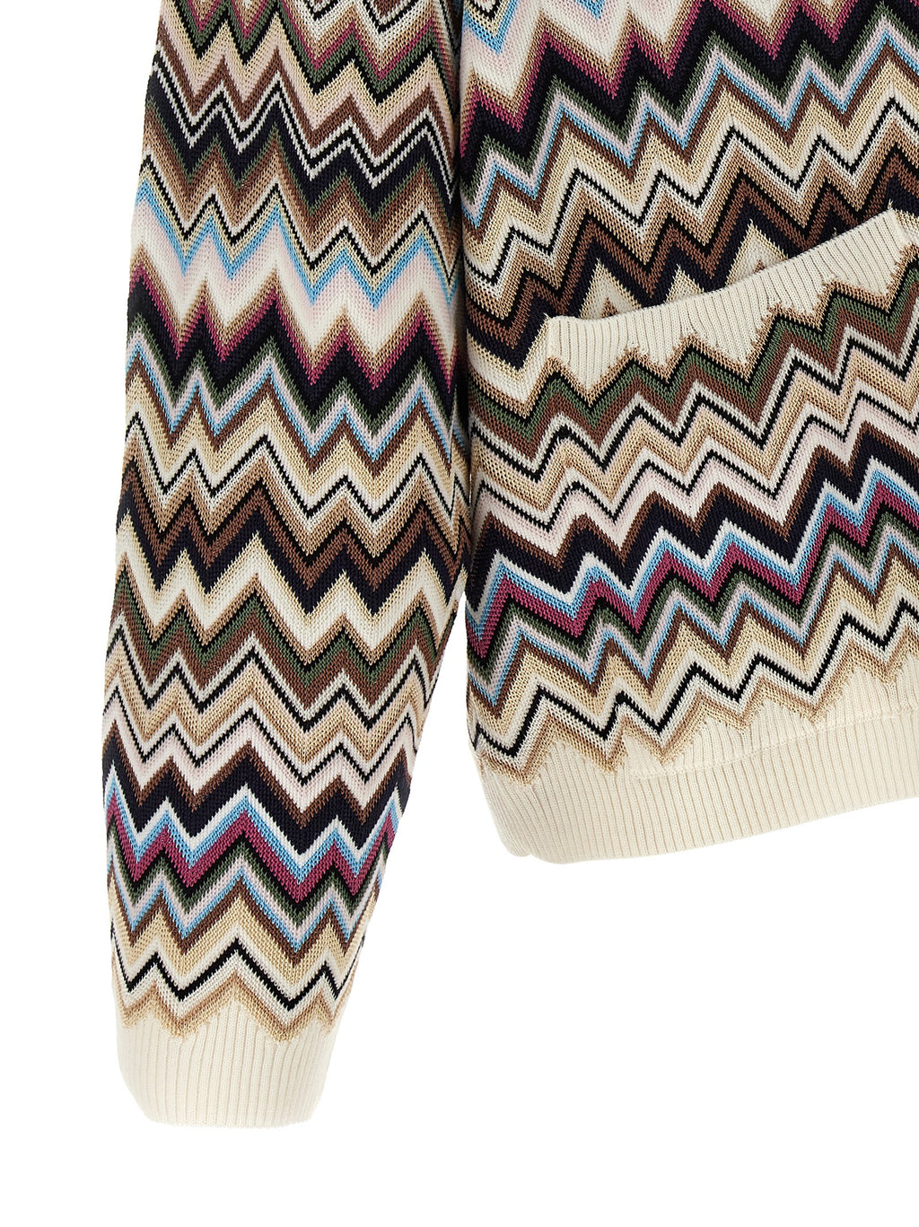 Multicolor Viscose Cardigan