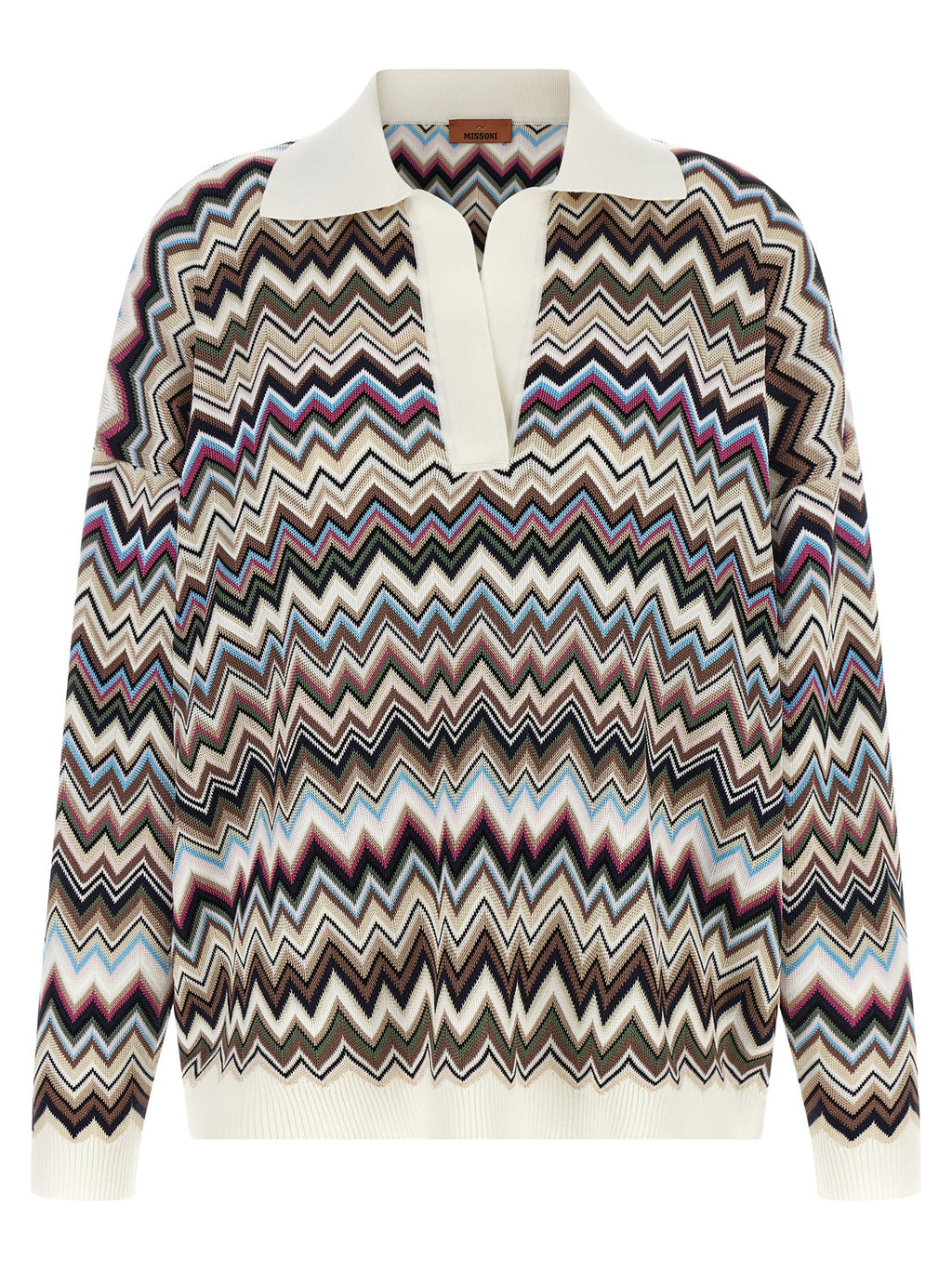 Multicolor Viscose Polo Shirt
