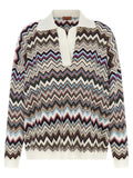 Multicolor Viscose Polo Shirt