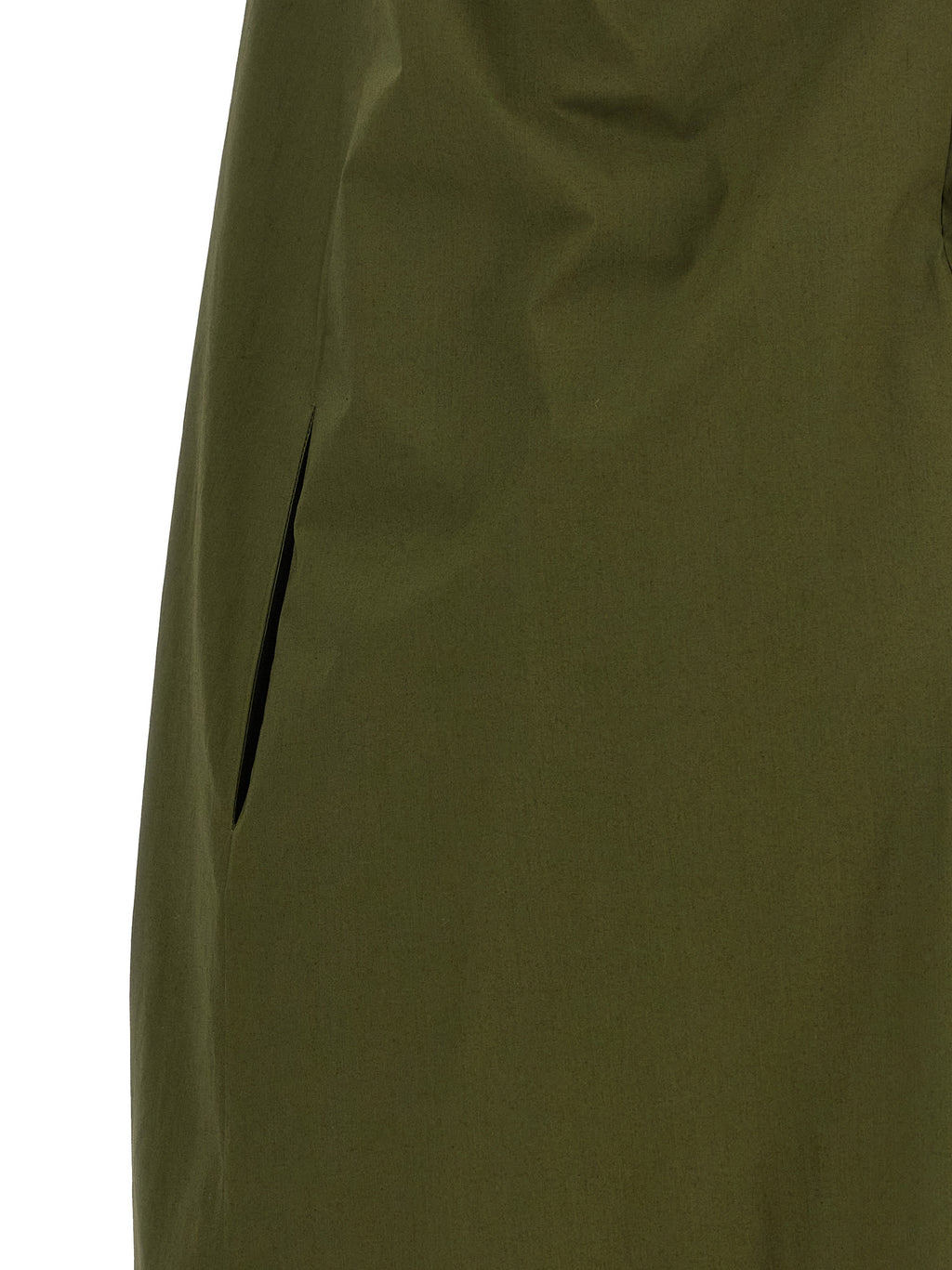 Bicolor Cotton Long Dress