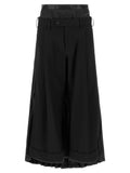 Black Wool Casual Pants