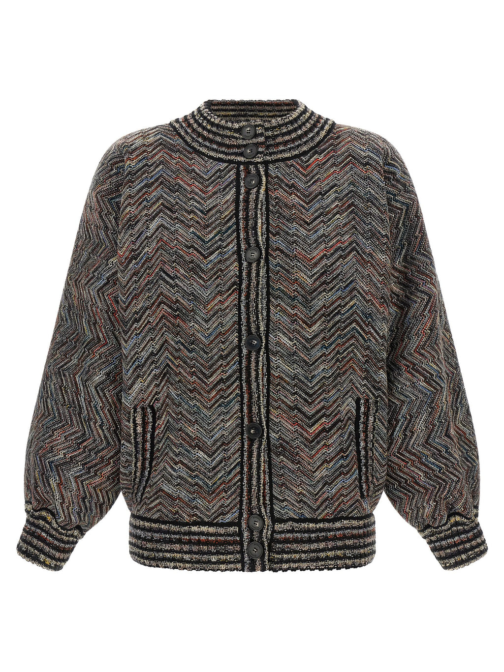 Multicolor Wool Bomber