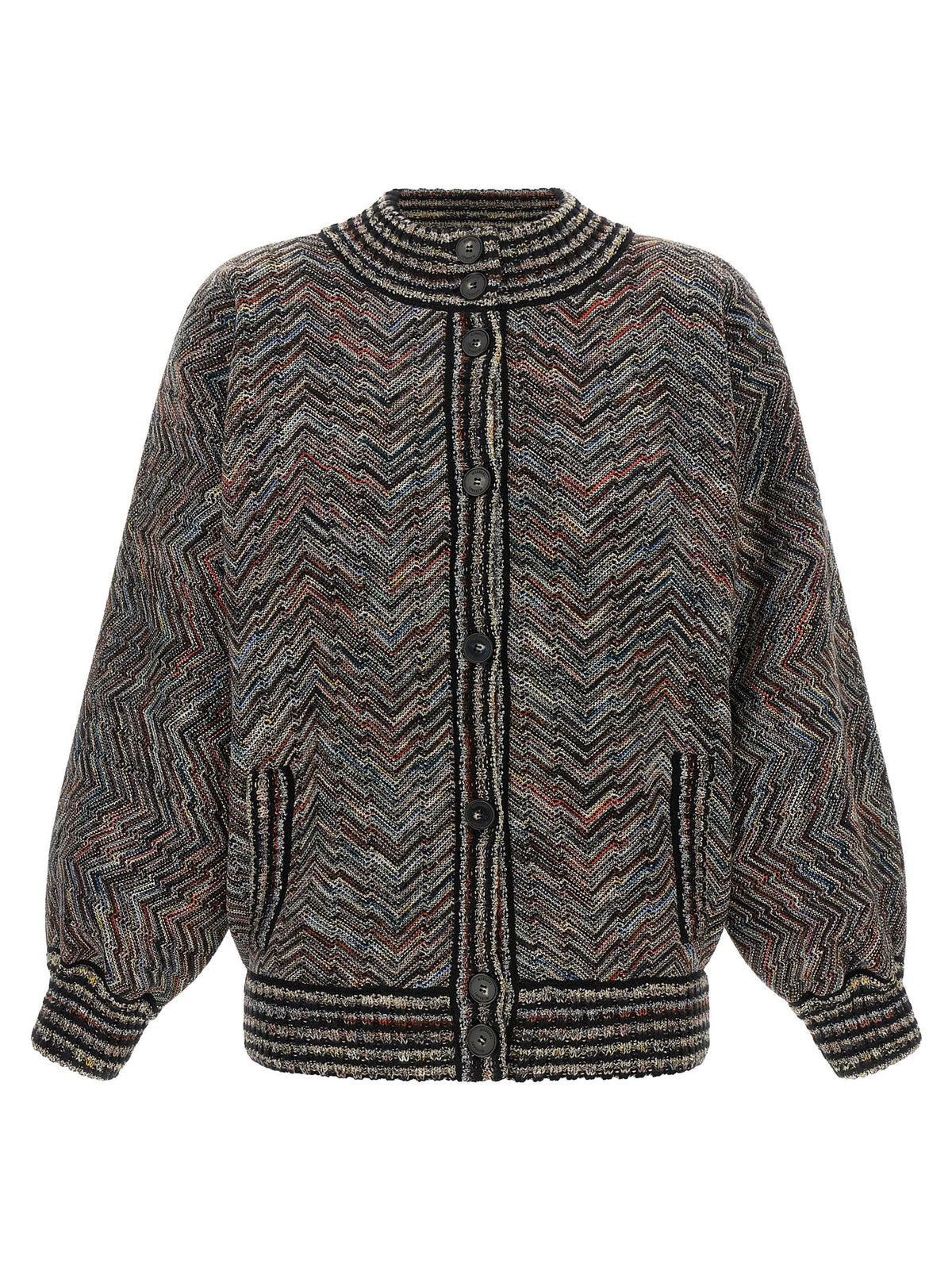 Multicolor Wool Bomber