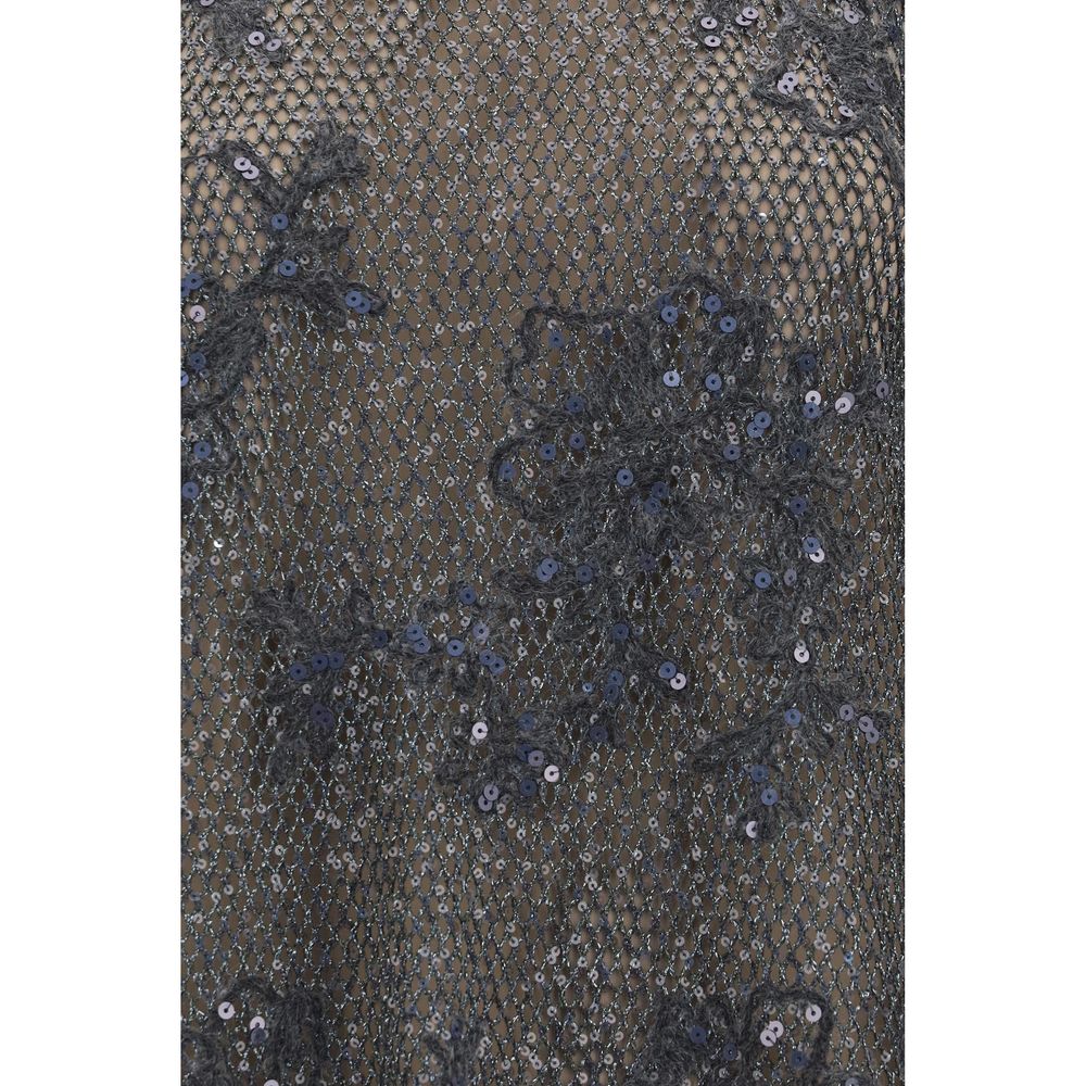 Gray Mohair Shirt