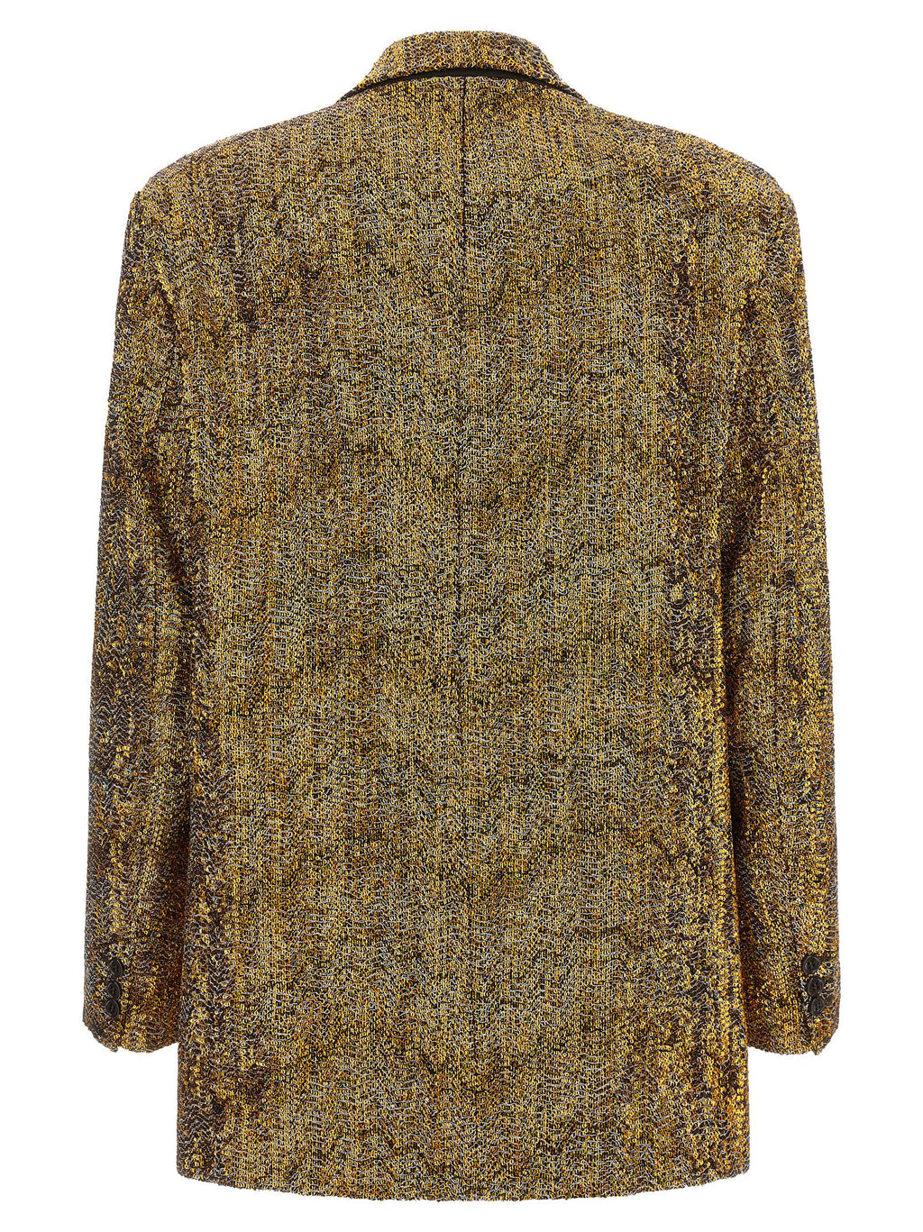 Gold Polyester Blazer