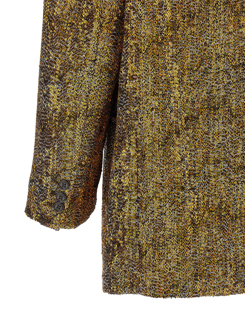 Gold Polyester Blazer
