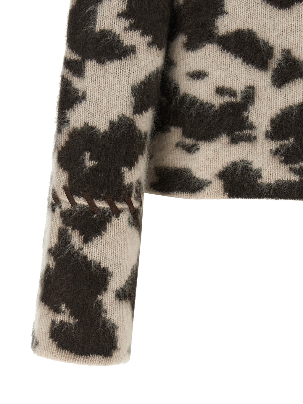 Brown Cashmere Full-Length Jacket
