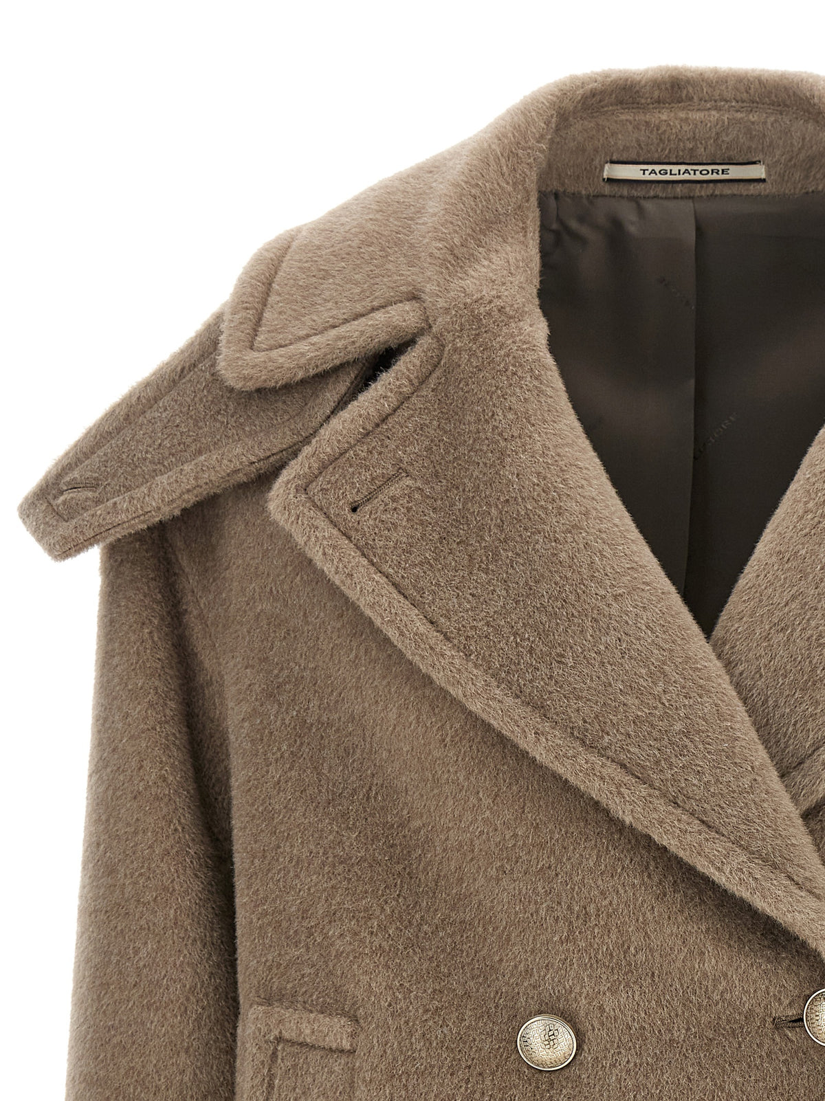 Beige Wool Coat