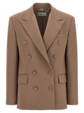 Beige Virgin Wool Blazer
