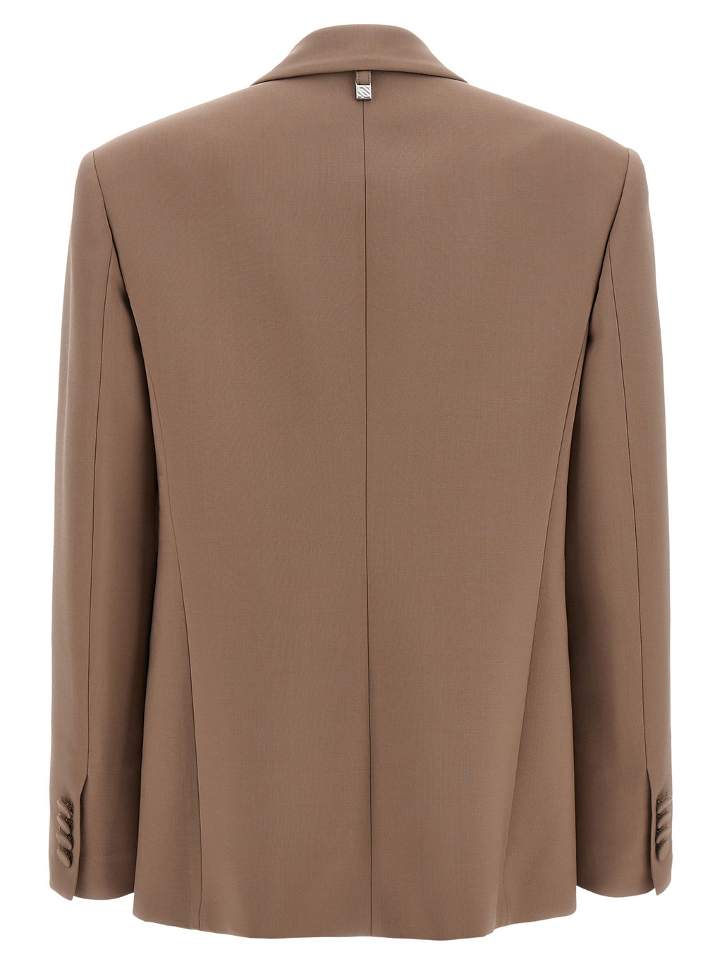 Beige Virgin Wool Blazer