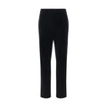 Black Cotton Casual Pants