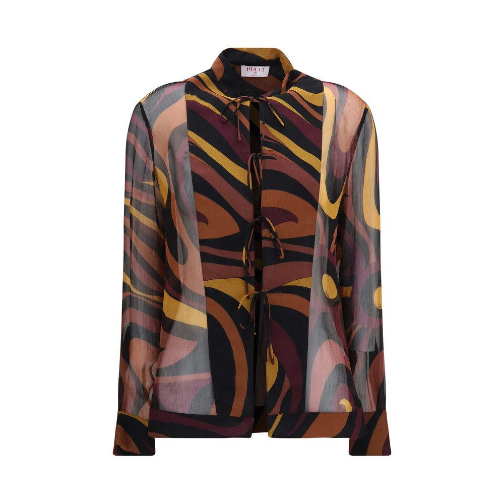 Multicolor Silk Blouse