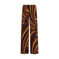 Multicolor Viscose Casual Pants