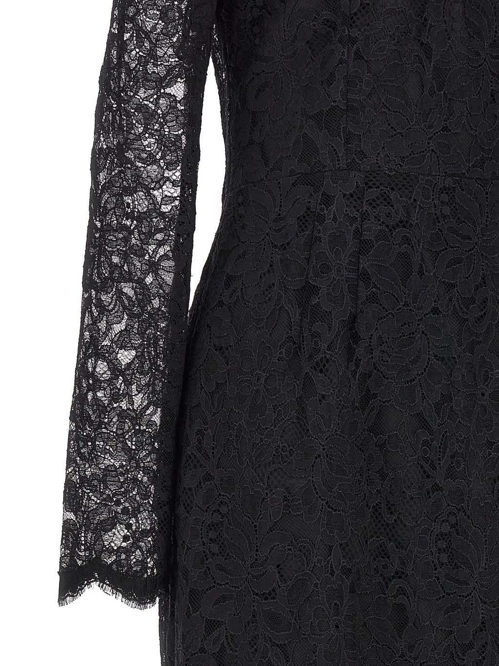 Black Polyamide Casual Dress
