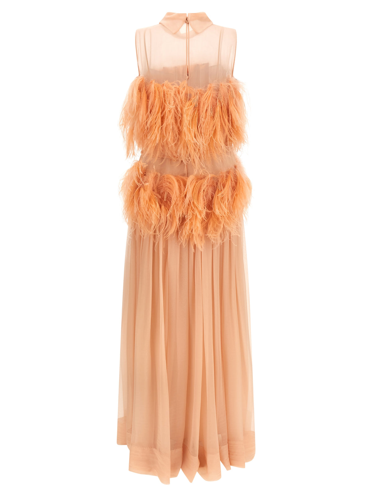 Multicolor Silk Long Dress
