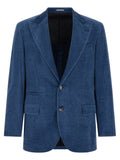 Blue Cotton Blazer