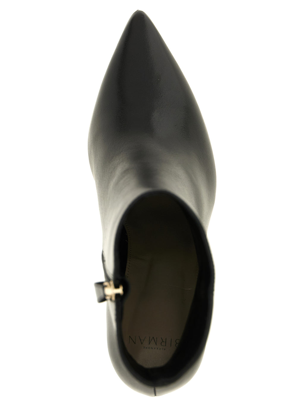 Black Calfskin Ankle Boots