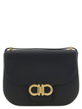 Black Calfskin Crossbody Bag