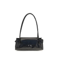 Black Calf Leather Bos Taurus Shoulder Bag