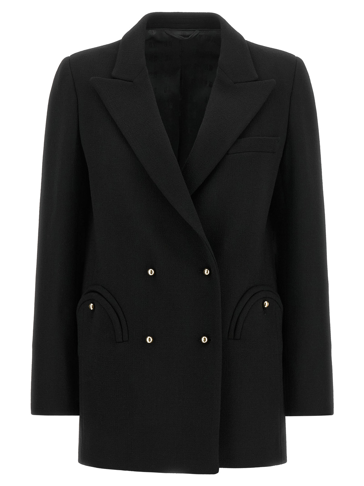 Black Virgin Wool Blazer