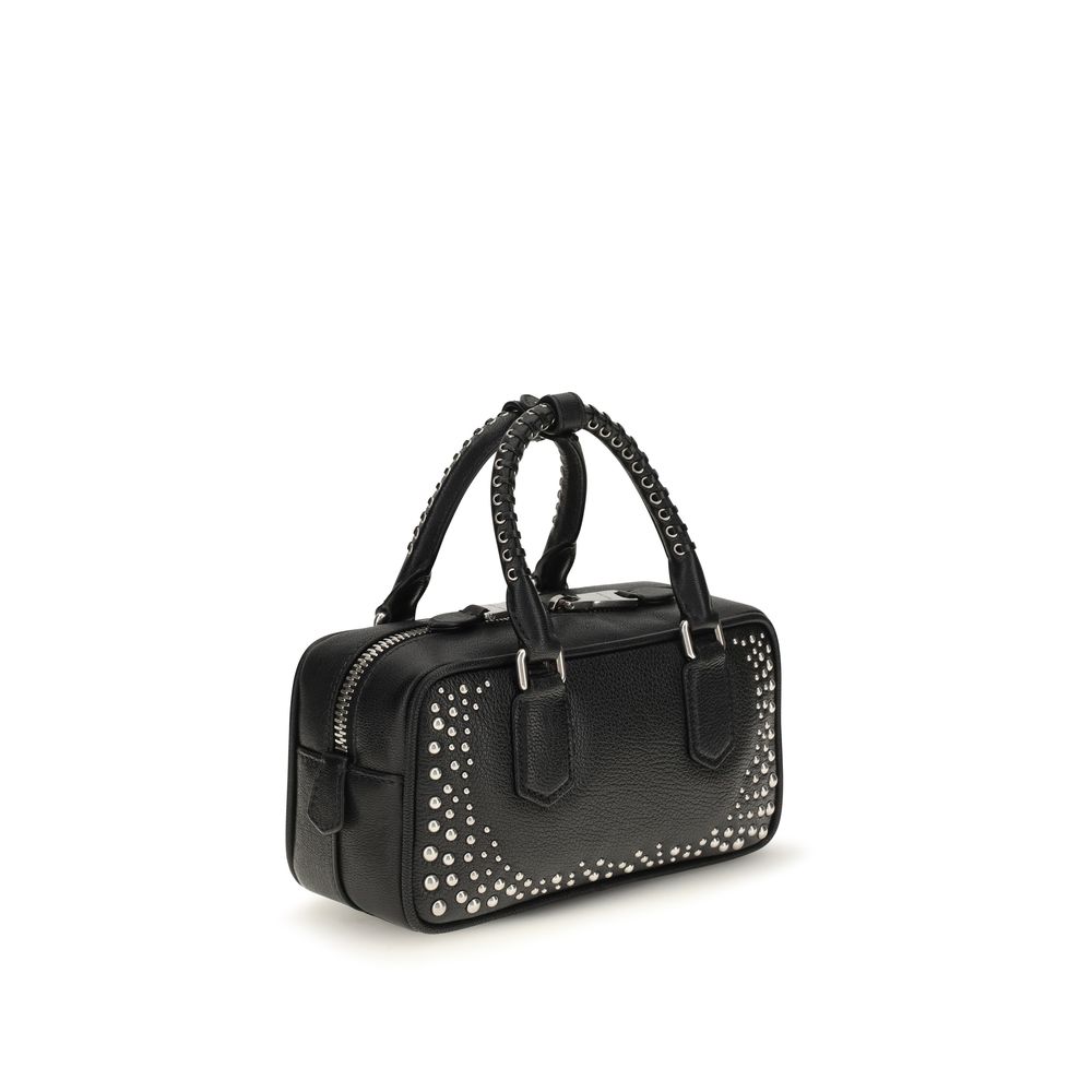 Black Calf Leather Bos Taurus Handbag