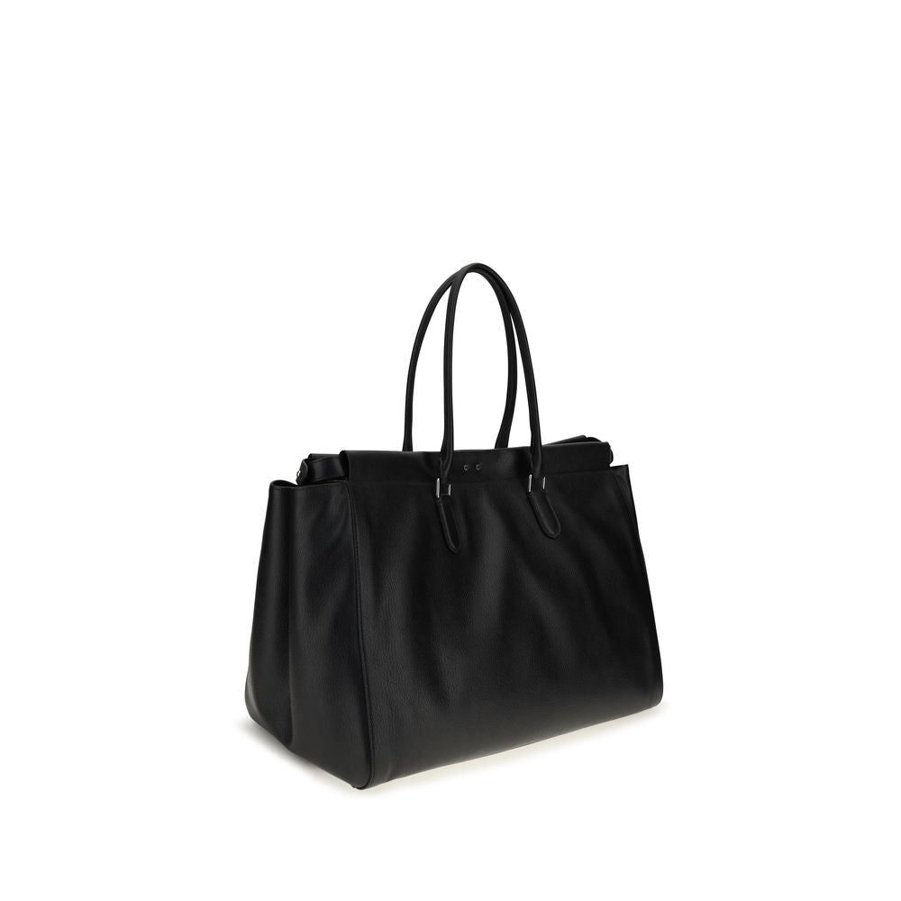 Black Calf Leather Bos Taurus Handbag