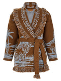 Brown Cashmere Cardigan