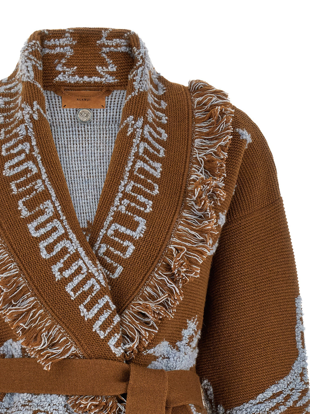 Brown Cashmere Cardigan