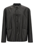 Black Calfskin Leather Jacket