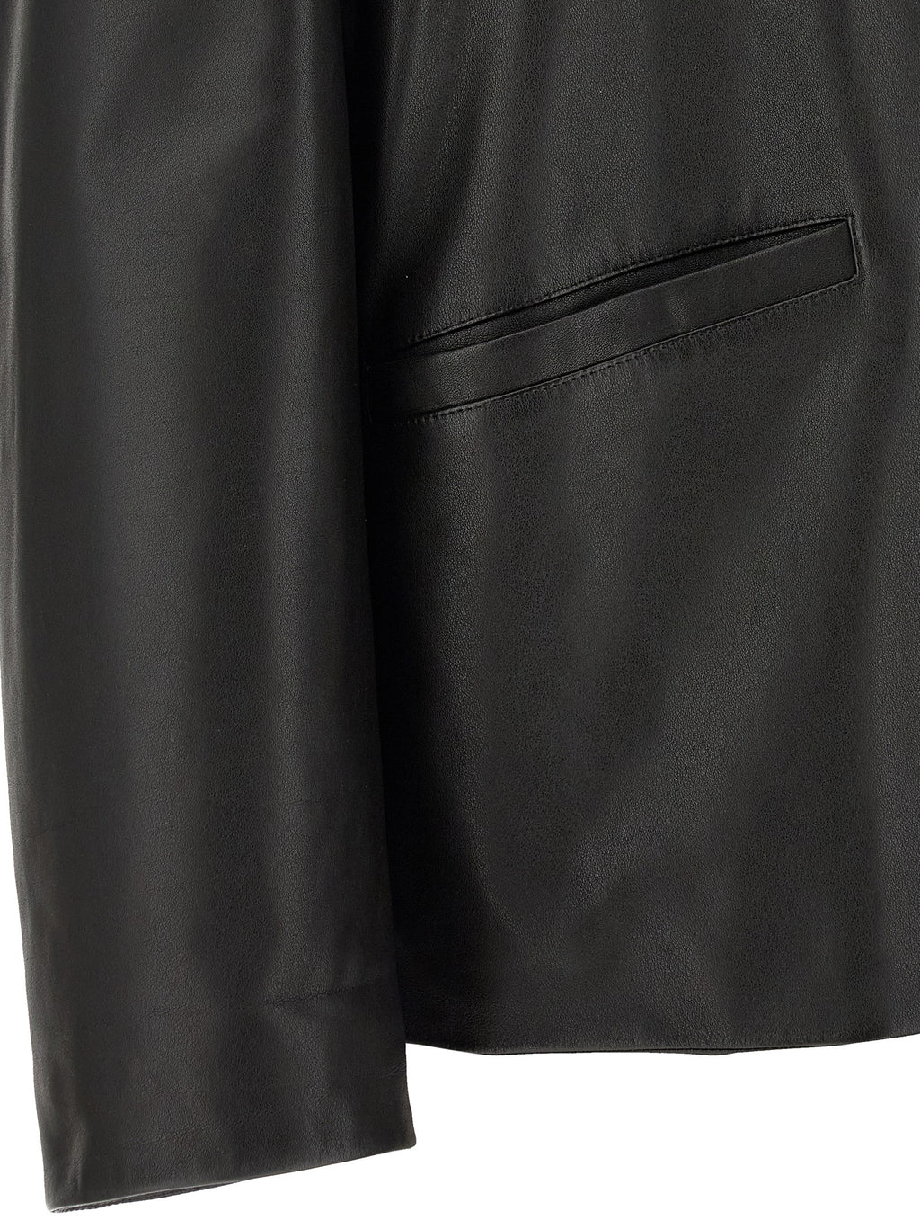 Black Calfskin Leather Jacket