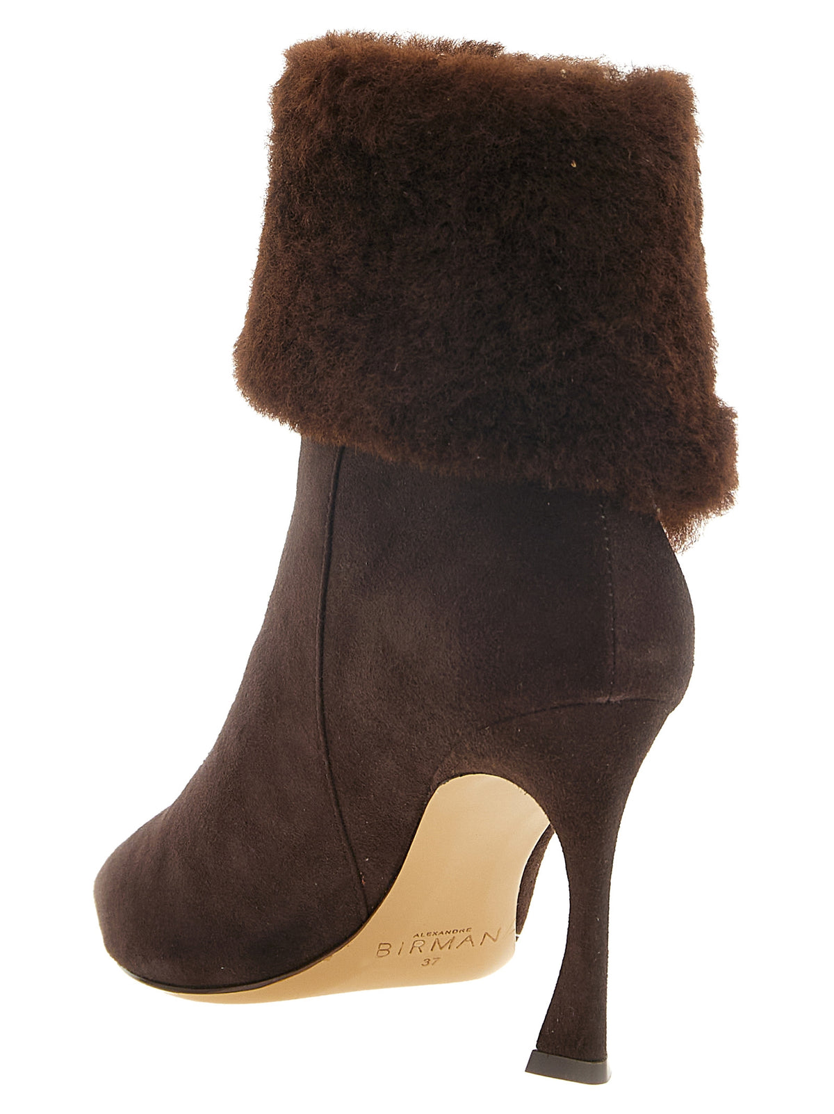 Brown Calfskin Ankle Boots