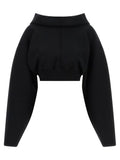 Black Viscose Sweatshirt
