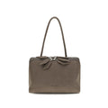 Gray Calf Leather Bos Taurus Shoulder Bag