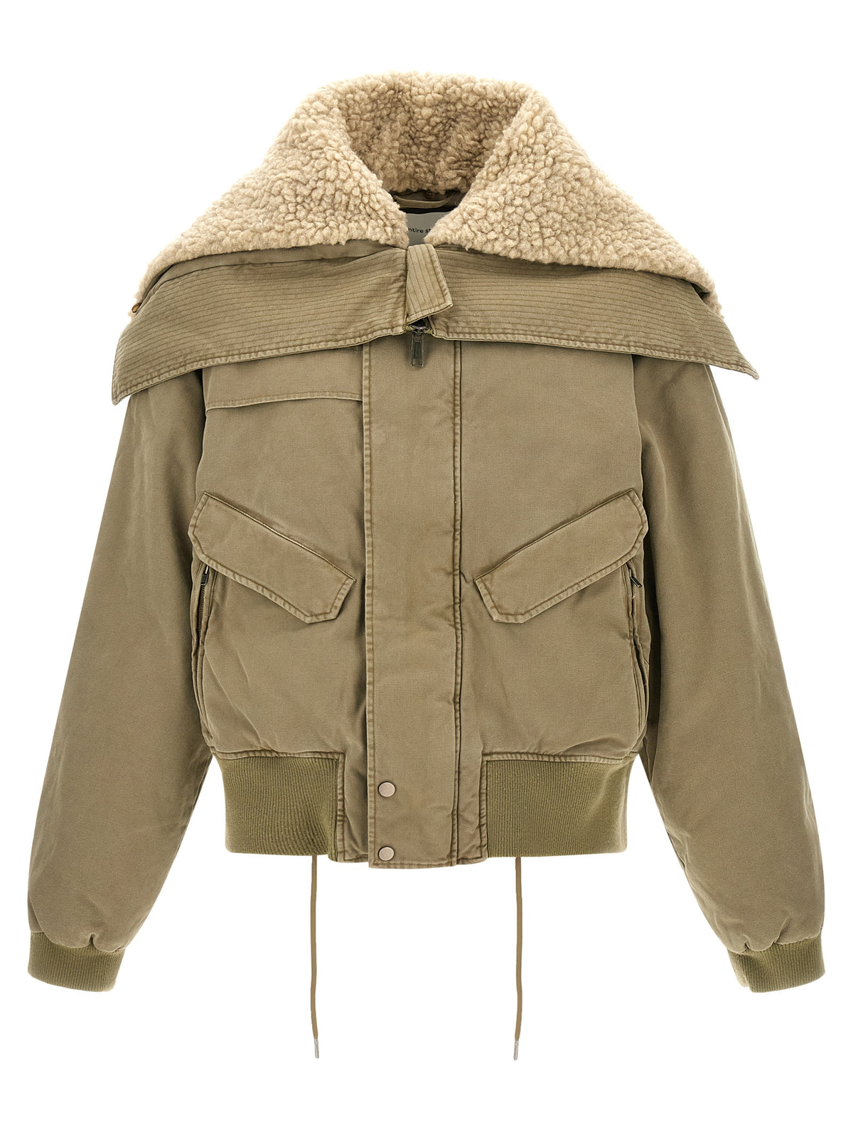 Bicolor Cotton Bomber