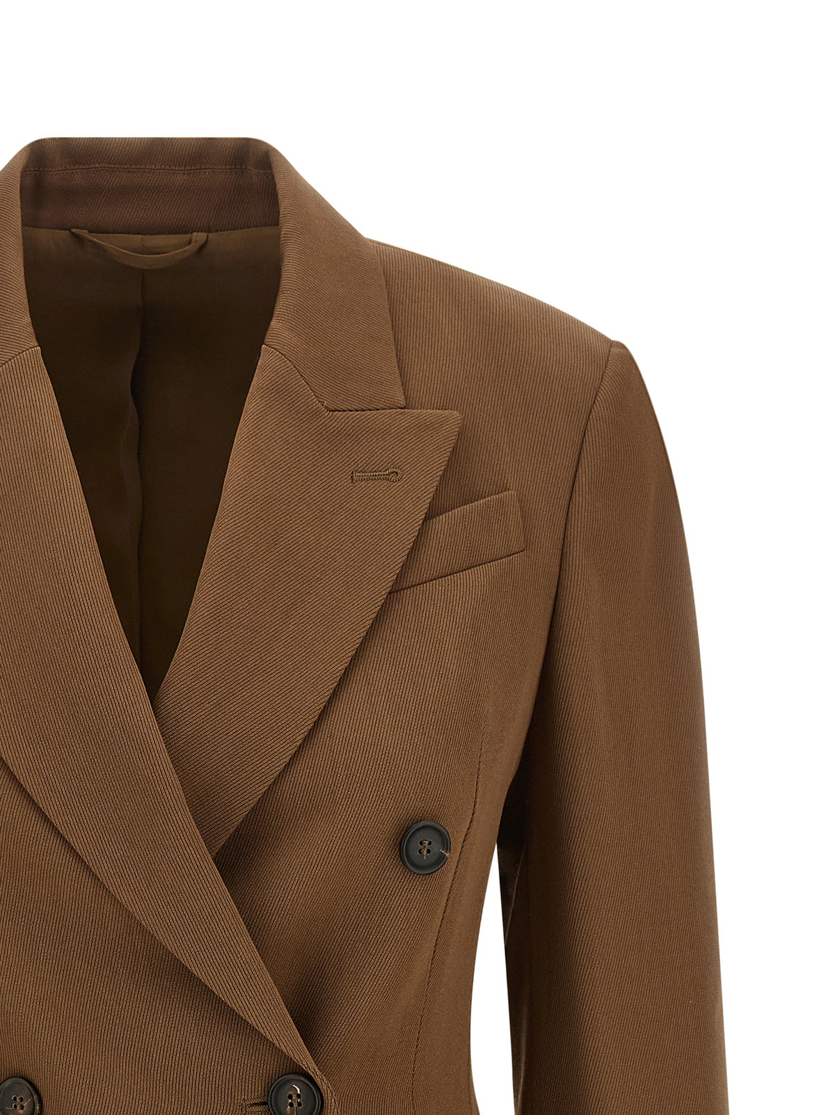 Brown Virgin Wool Blazer