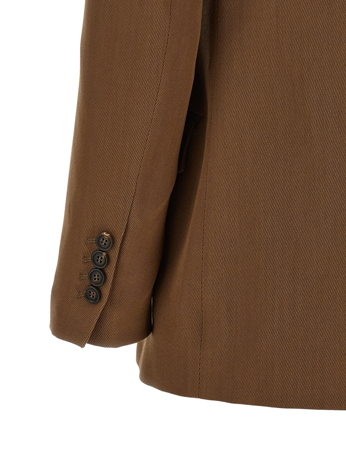 Brown Virgin Wool Blazer