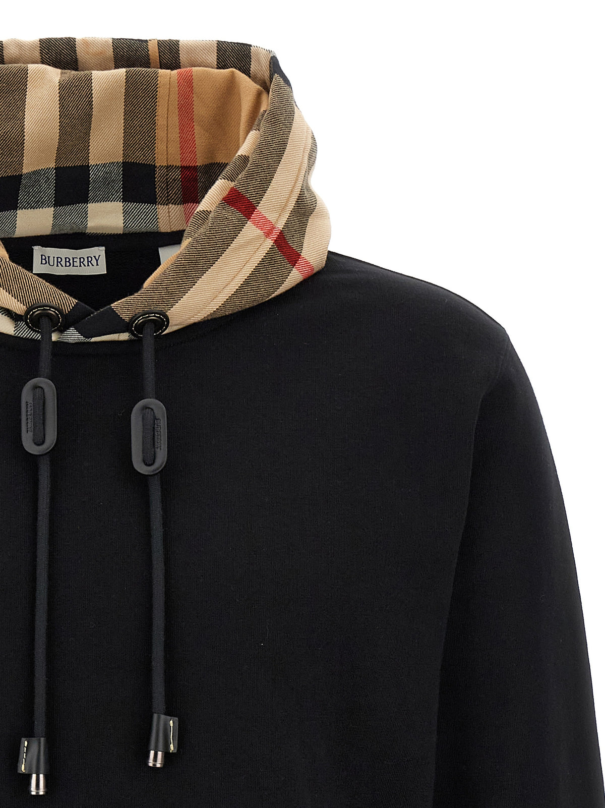 Black Cotton Sweatshirt