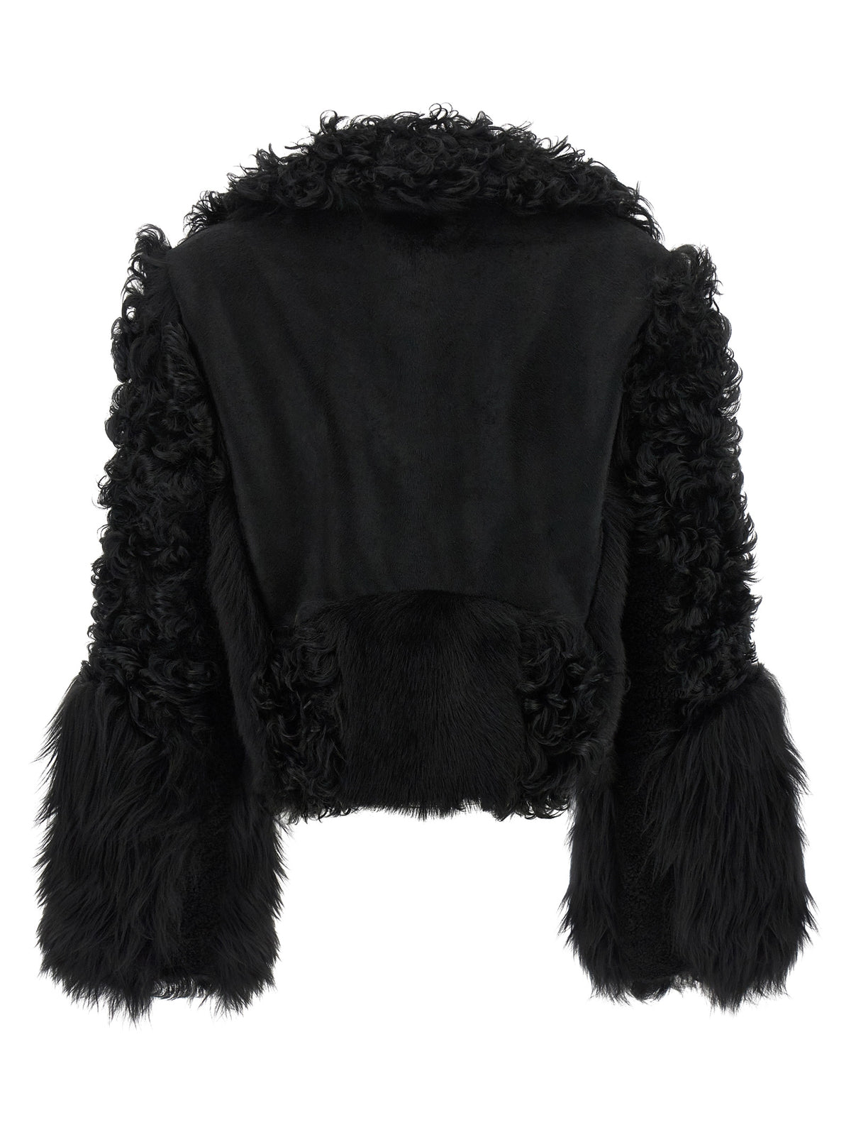 Black Lamb Leather Biker Jacket